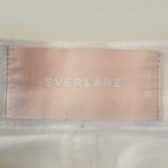 EVERLANE HIGH rise white pants size 28 - Picture 3 of 6
